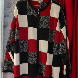 Cardigan/ Sweater Zip Front